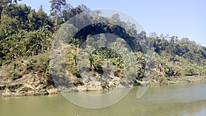 Indian people enjoying river trip