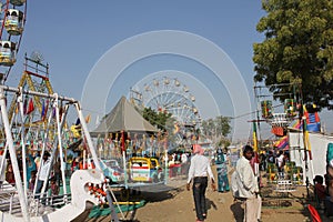 Indian People at Pushkar Fair