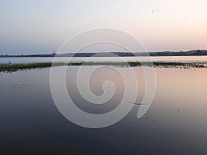 Indian Photo Evening Place Nature Sunrise and Clouds & Sky and Pond