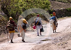 Indian pilgrims photo