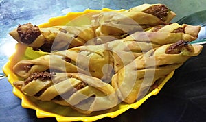 Indian potato bsaed tasty fried cusine photo