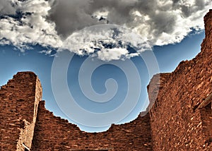 Indian Pueblo Ruins in New Mexico