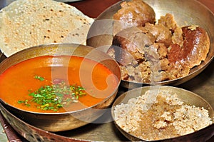 Indian Rajasthani food