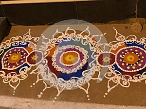 Indian rangoli for diwali and other festivals