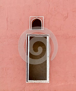 Indian red window