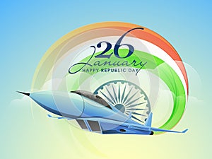 Indian Republic Day celebration concept.