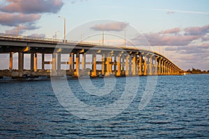 Indian River bridge in Melbourne, Florida