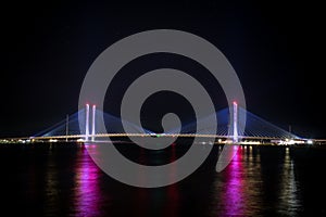 Indian River Inlet Bridge at night