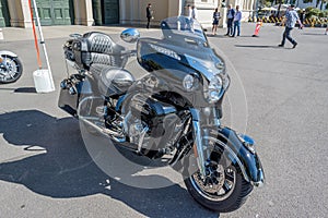 Indian Roadmaster motorcycle at Motorclassica