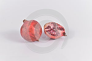 Indian ruby fruits isolated object