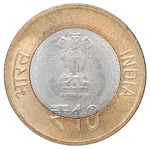 Indian rupees coin