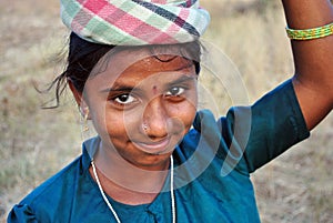 INDIAN RURAL LABOUR GIRL