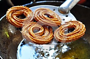 Indian snack-Chakli photo