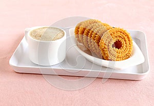 Indian Snack Chakli photo