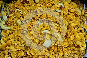 Indian Snack-Corn Flakes mixture