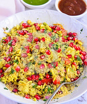 Indian snack farsan- bhelpuri