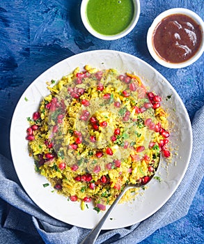 Indian snack farsan- mumbai bhelpuri