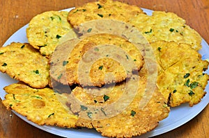 Indian snack-Mathri photo