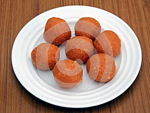 Indian specialty for all celebrations Motichoor laddoo