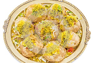 Indian Spicy Chaat Item Sev Puri