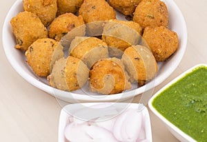 Indian Spicy Street Food Dal Vada