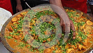 Indian street Food: Chicken dish