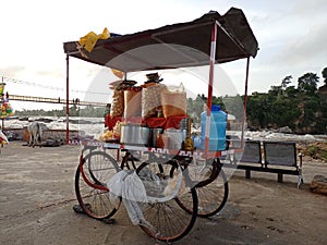 Indian Street food sailing a testi food photo