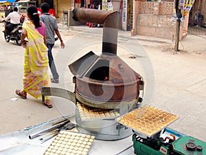 Indian street food scene