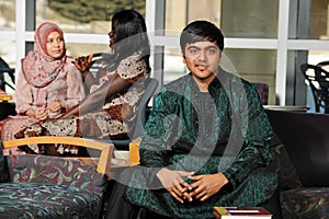 Indian Student wearing his traditional attire