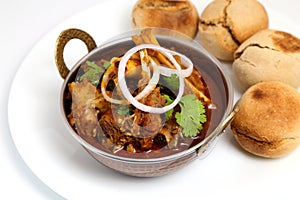 Indian style meat dish or mutton curry