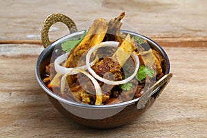 Indian style meat dish or mutton curry