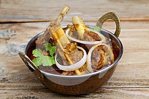 Indian style meat dish or mutton curry