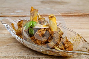 Indian style meat dish or mutton curry