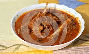 Indian style mutton curry