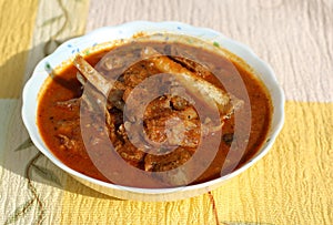 Indian style mutton curry