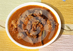 Indian style mutton curry