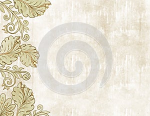 Indian style ornamental background template, frame for invitation, cards, banners