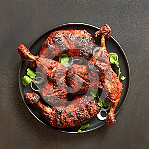 Indian style tandoori chicken