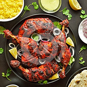 Indian style tandoori chicken