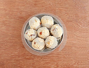 Indian Sweet Dish Rava Laddu