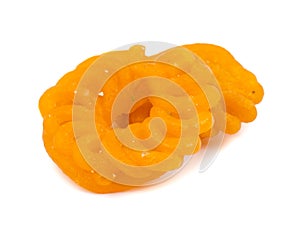 Indian Sweet Food Imarti on white Background