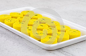 Indian Sweet Food Kesar Peda