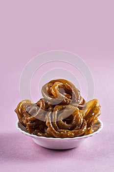 Indian sweet jalebi, indian dessert jalebi or imarti or imarati or jilbi