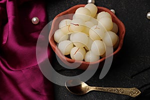 Indian Sweet Rasgulla Also Know as Rosogolla,