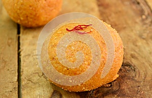 Indian Sweets - Besan laddo photo