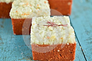 Indian Sweets - Coconut barfi