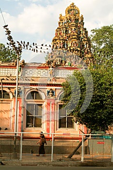 The indian temple of Sri Kali at Yangon