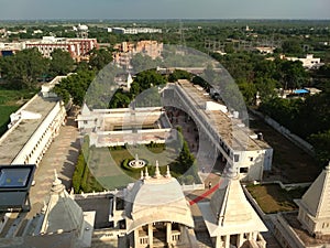 Indian temple view mathura photo