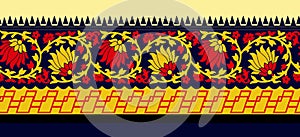 Indian traditional design colorful background