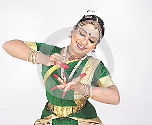 Indian traditional female dancer